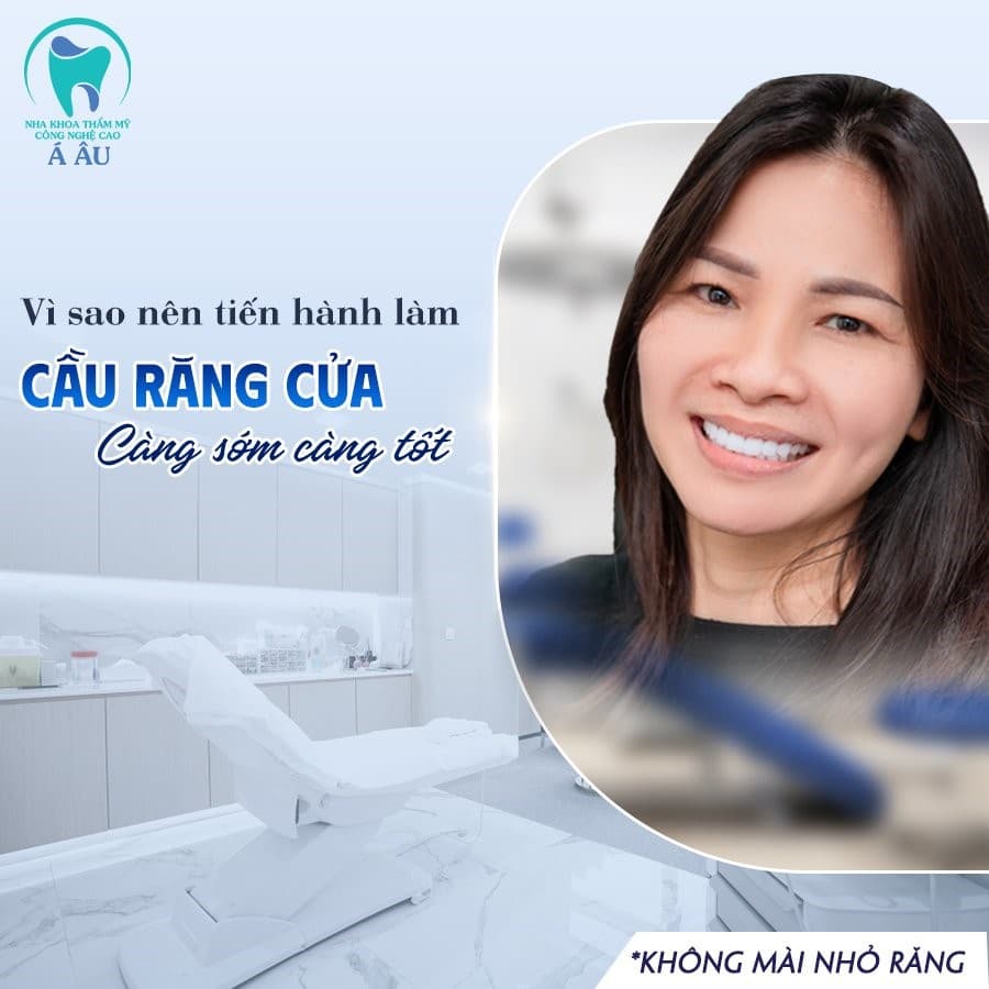 Làm cầu răng sứ càng sớm càng tốt mang lại nhiều lợi ích