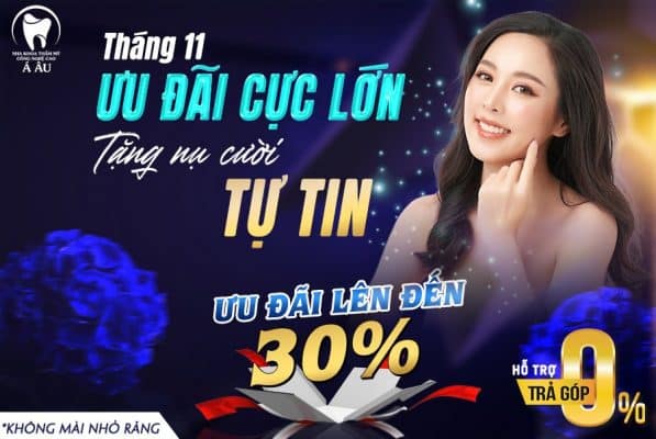 Thay mới nụ cười cùng nha khoa Á Âu