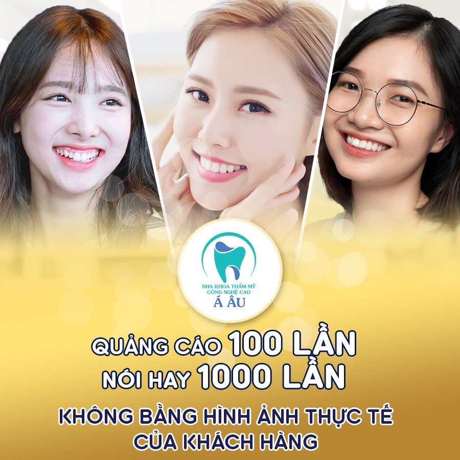 Hàng ngàn khách hàng đã tin tưởng và thành công khi bọc sứ tại Nha khoa Á Âu